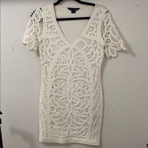 White lace dress
